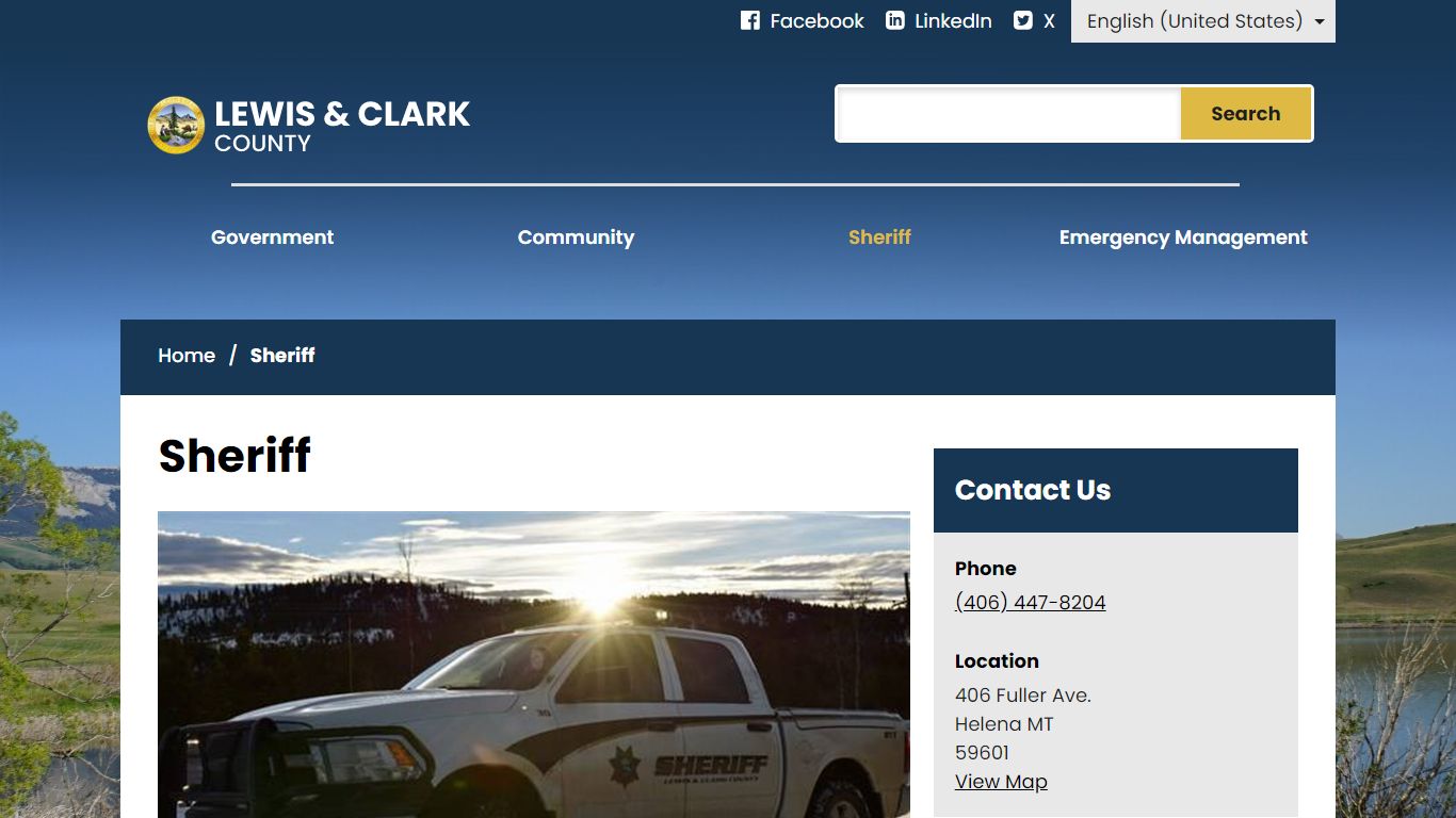 Sheriff - Lewis & Clark County